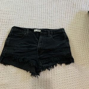 Abercrombie high rise shorts